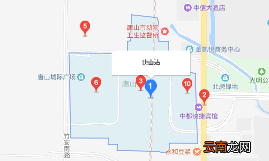 唐山有幾個火車站，唐山站和唐山北站是一個站