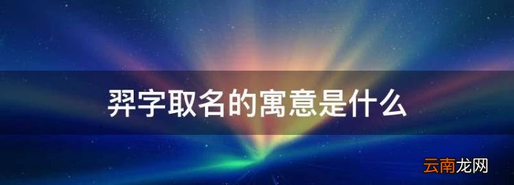 羿瑾名字是什么意思，羿字取名的寓意是什么