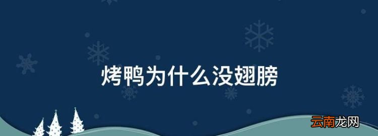 烤鴨為什么沒(méi)翅膀，太原吃烤鴨去哪兒好