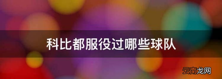 科比都服役過哪些球隊(duì)，科比曾經(jīng)效力過那幾支球隊(duì)隊(duì)員