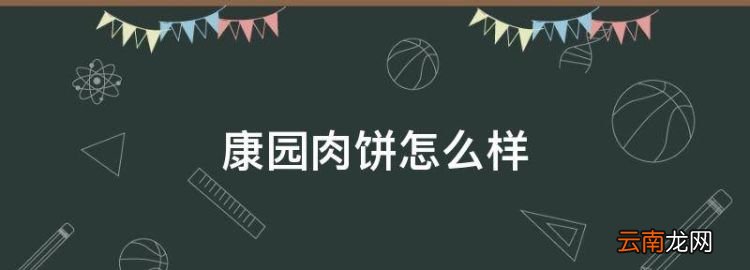 康園肉餅怎么樣