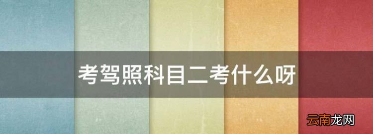 考駕照科目二考什么，考駕照科目二考試內(nèi)容是什么