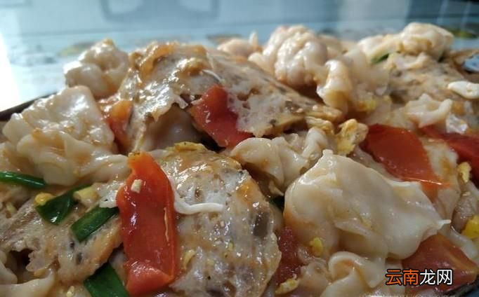 西紅柿雞蛋肉卷燜餛飩怎么做