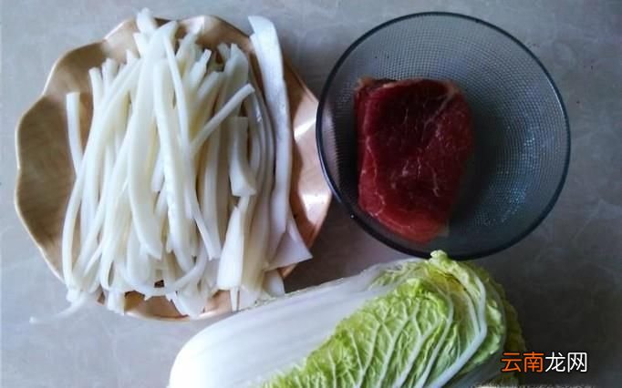 肉絲炒粉利的做法