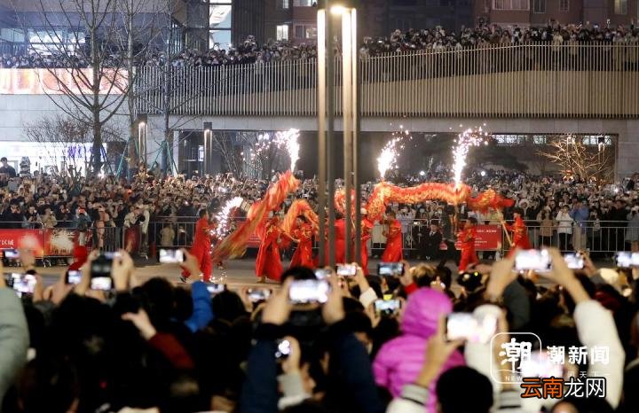 杭州上演“火樹銀花” 市民喜迎新年